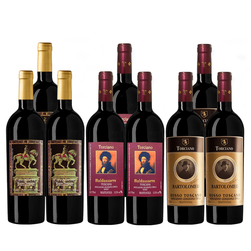 Super Tuscan Collection Young Vintage - 9 Bottles